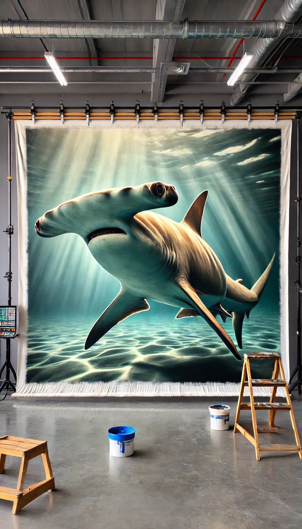 Hammerhead portrait portrait