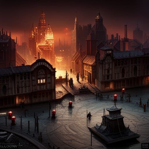 London's burning - AI Generated Artwork - NightCafe Creator