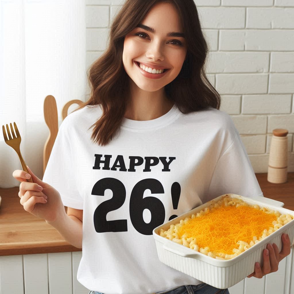 Cooking on her own birthday