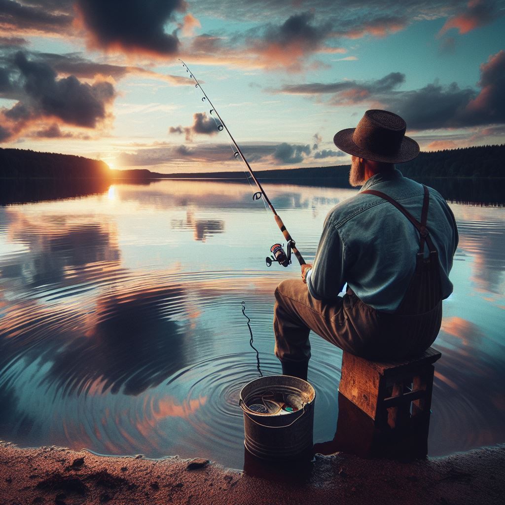 Man Fishing