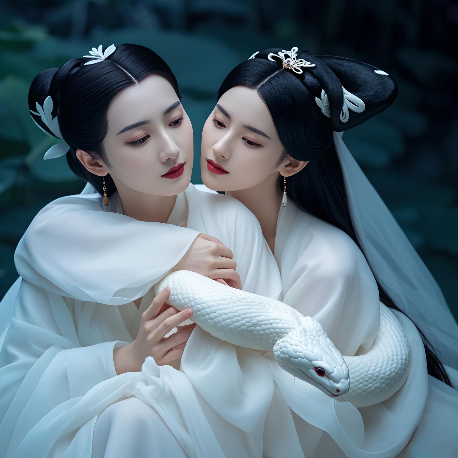 Bai Suzhen and Xiao Qing