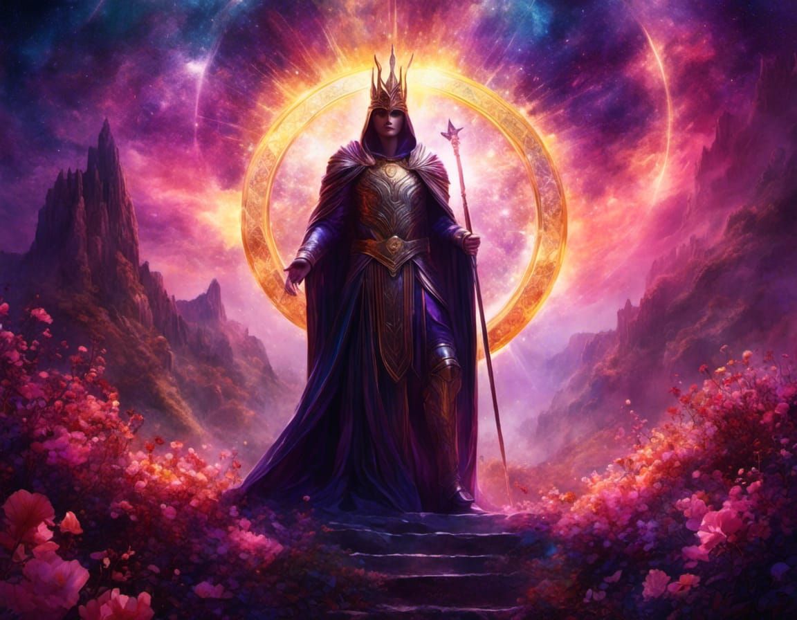 <lora:Dream Ethereal v2:1.0> digital illustration "God will bring evil to its knees and shine a light on it"