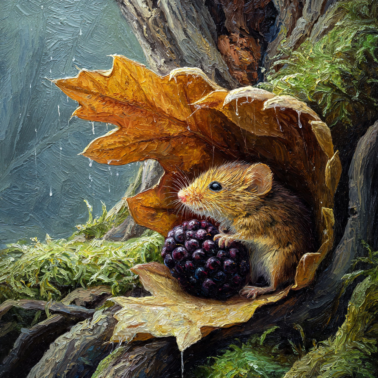 Sweetness, Claimed in the Rain  by @Uwork