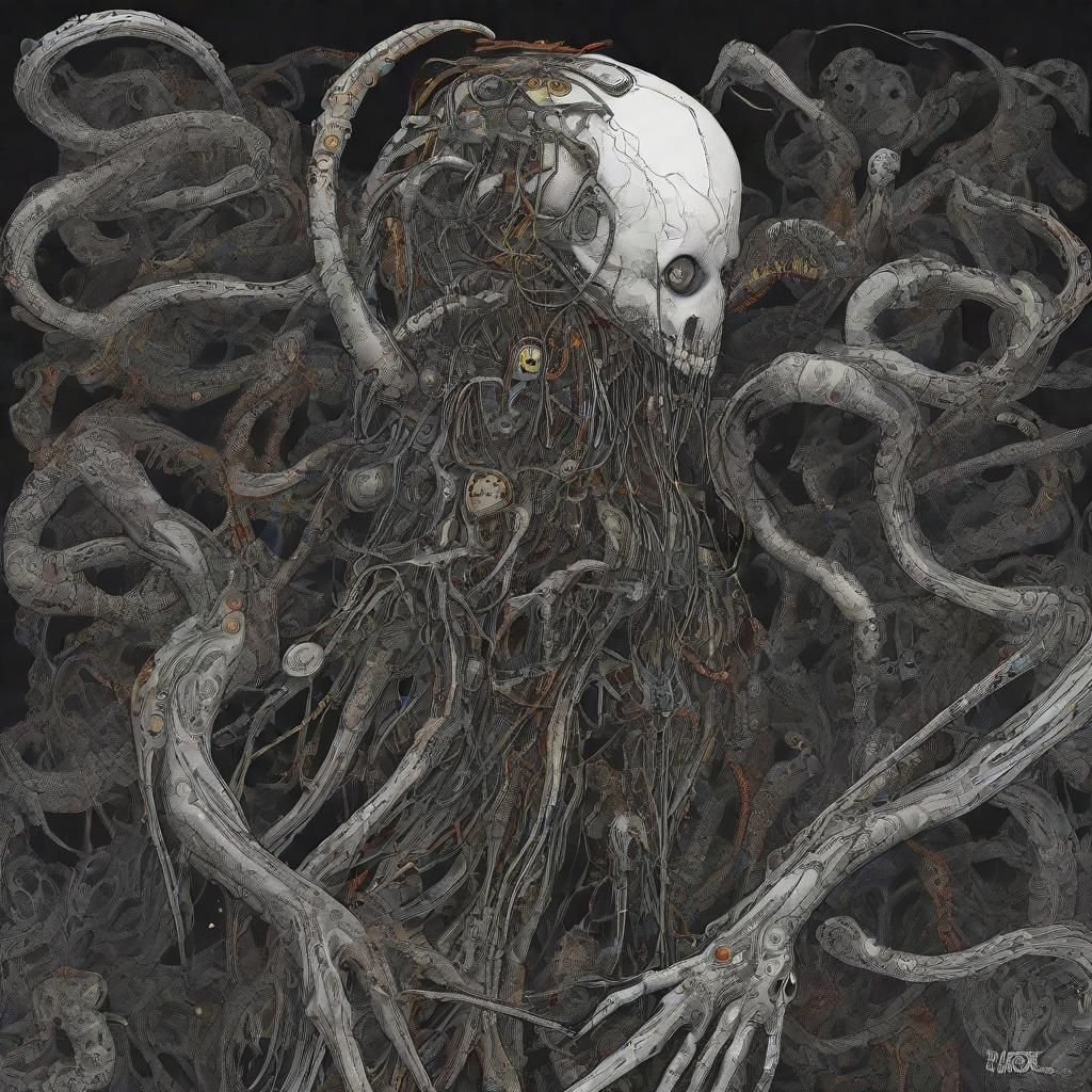 Vicious ghosts with long talons are lost in deep thought abo...