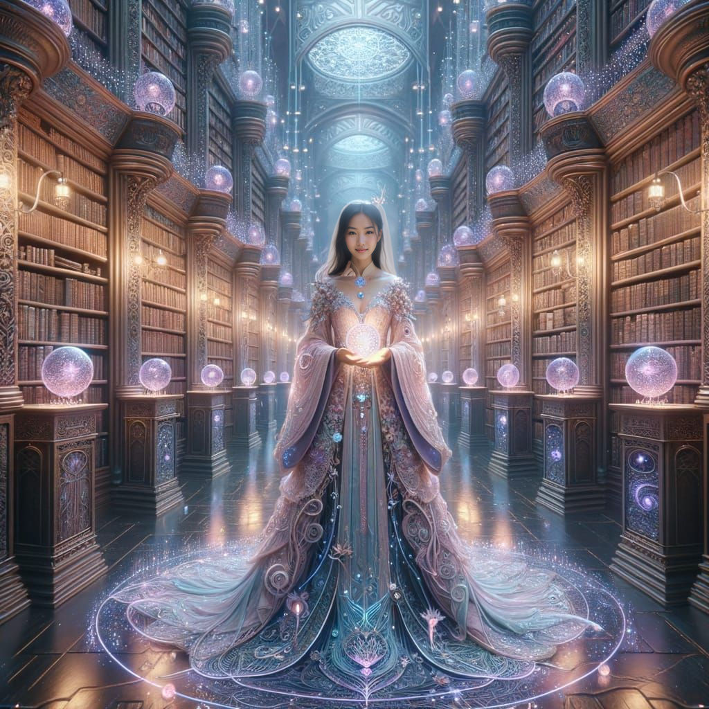 Keeper of the magic library  by @ThomasG