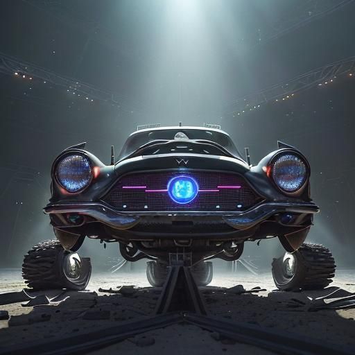 Complex AI-Generated Digital Collage