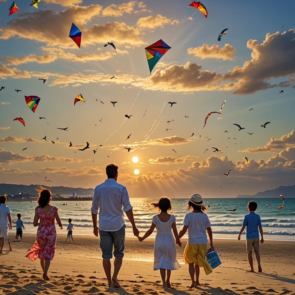 A suuny day at the beach