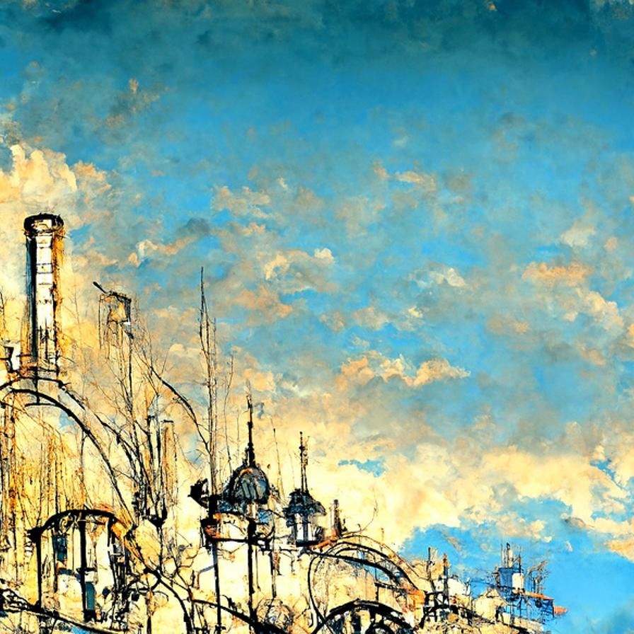 Steampunk Cityscape Experiment