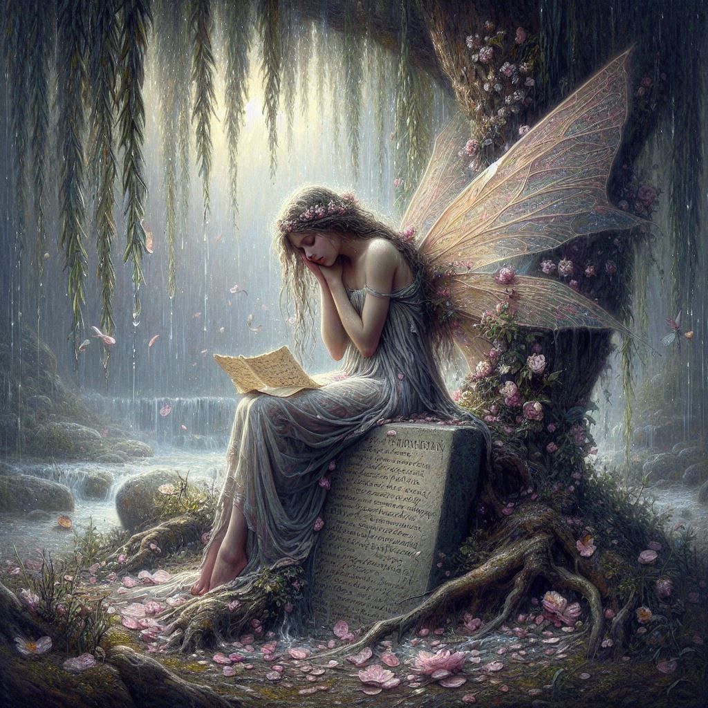 "Wings of Waiting": Time folds, hearts linger.