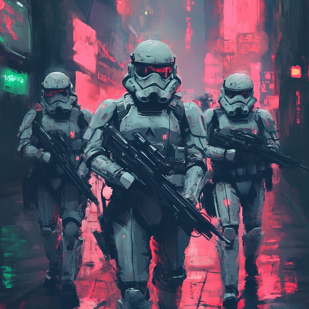 Cyberpunk Troopers
