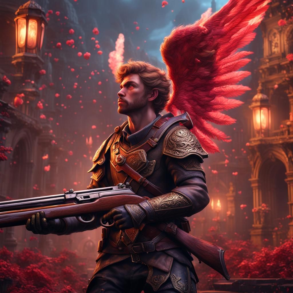 Cupid with a shotgun