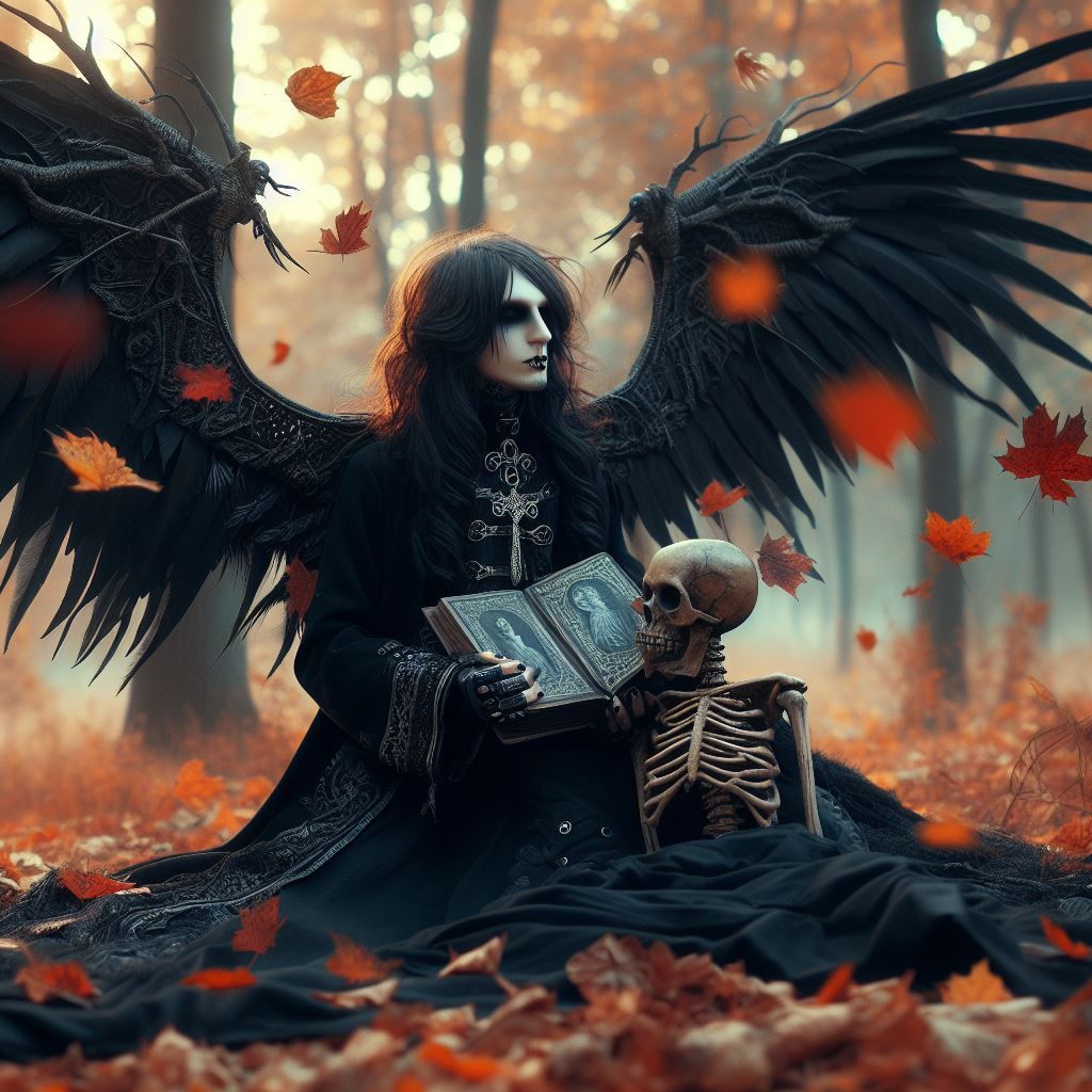 <lora:Goth Glam 2:1.0> Goth Tea party