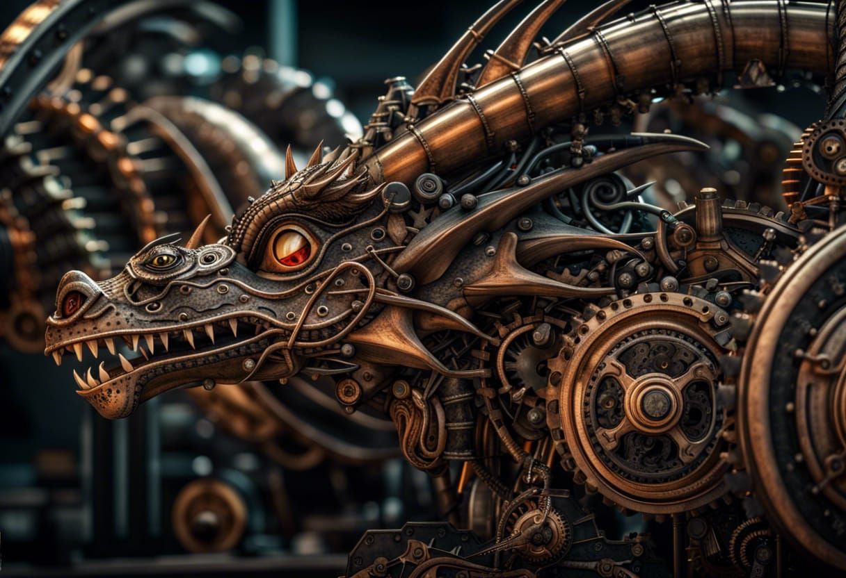 mechanical dragon