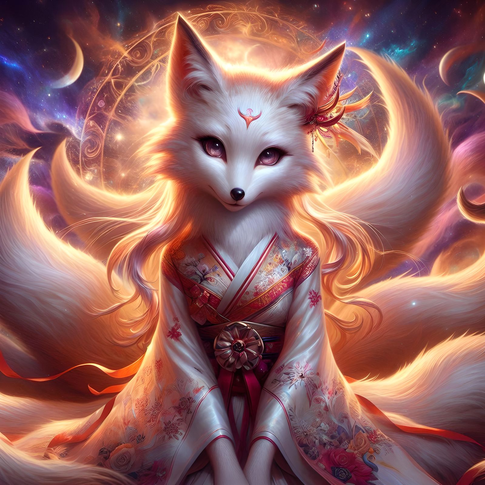 A lovely image of a Kitsune