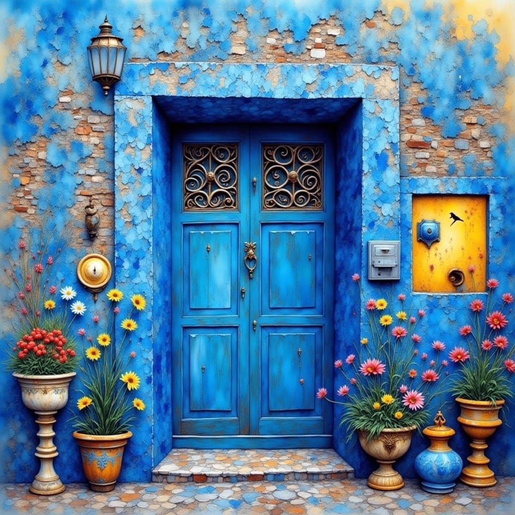 A casa azul.  by @Old saylor