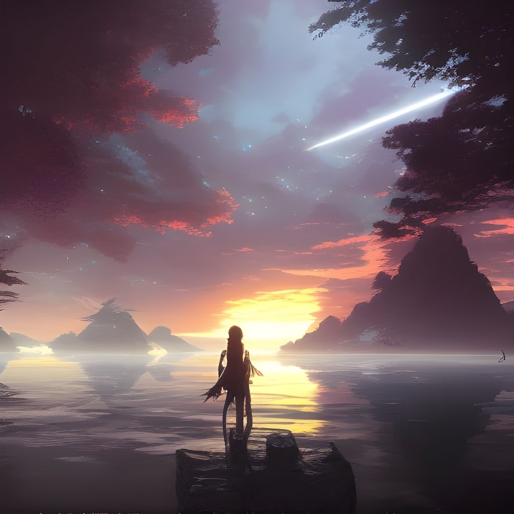 Fading sunrise. - AI Generated Artwork - NightCafe Creator Fading sunrise. - AI Generated Artwork - NightCafe Creator
