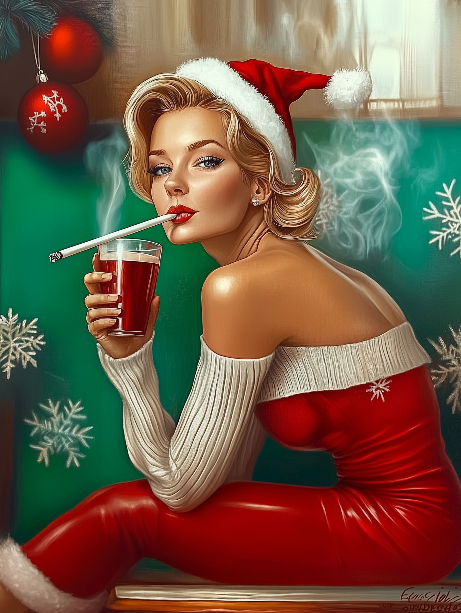 Christmas Pinup