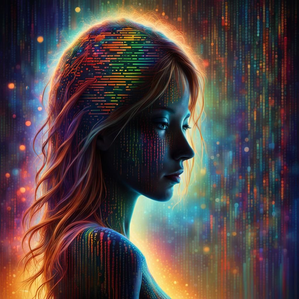 Digital queen - AI Generated Artwork - NightCafe Creator