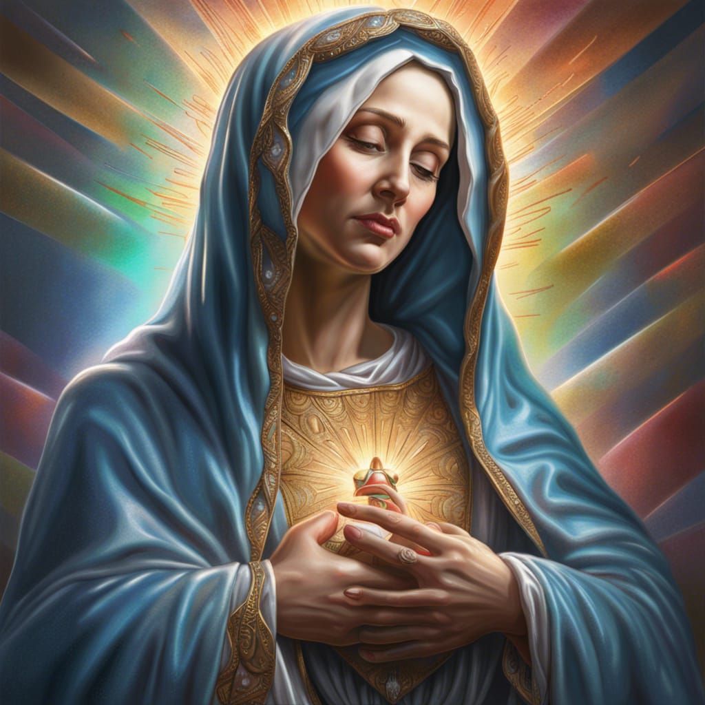 mother mary adobe illustrator download