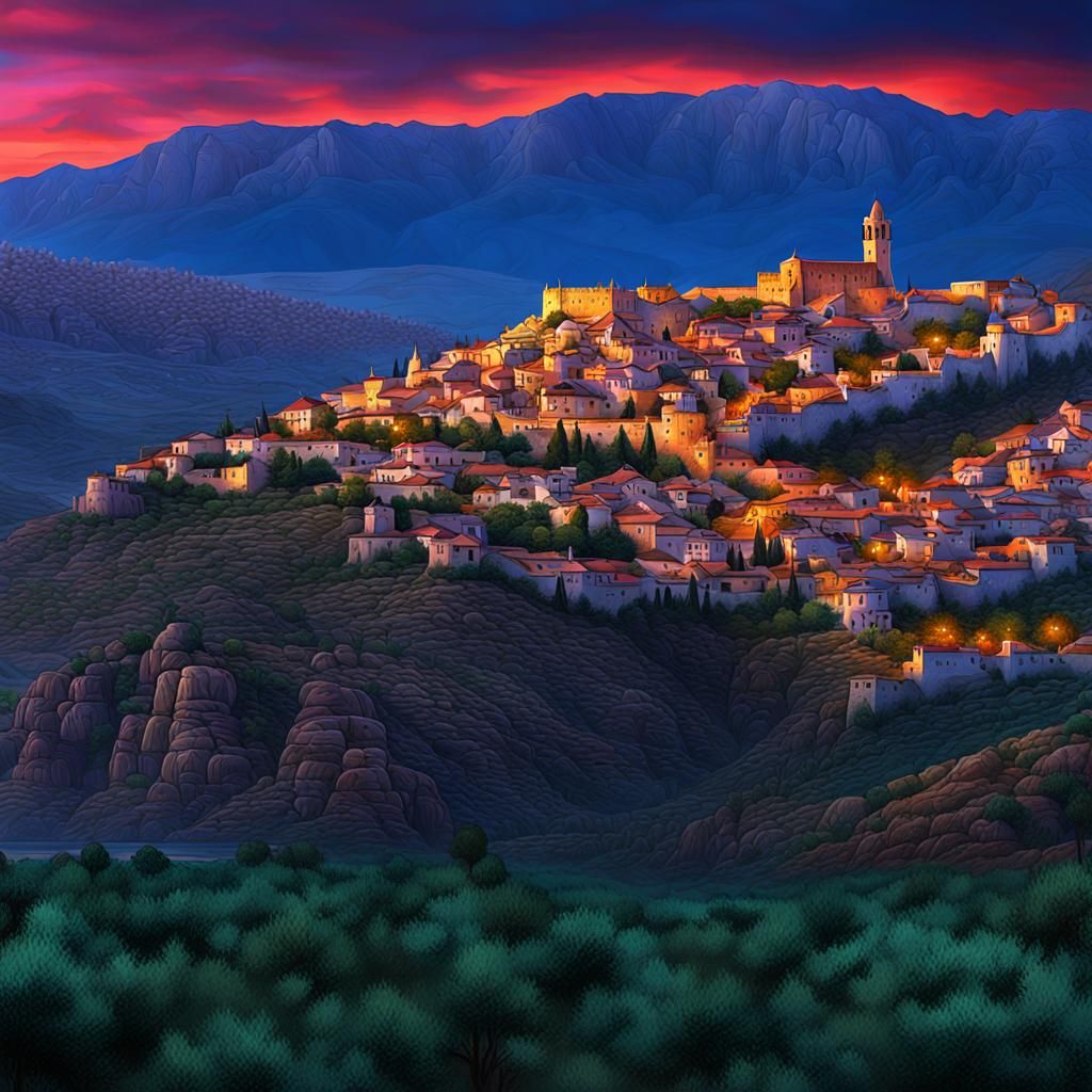 Distinguished Manager Eating Burek with Crumb-Filled Beard