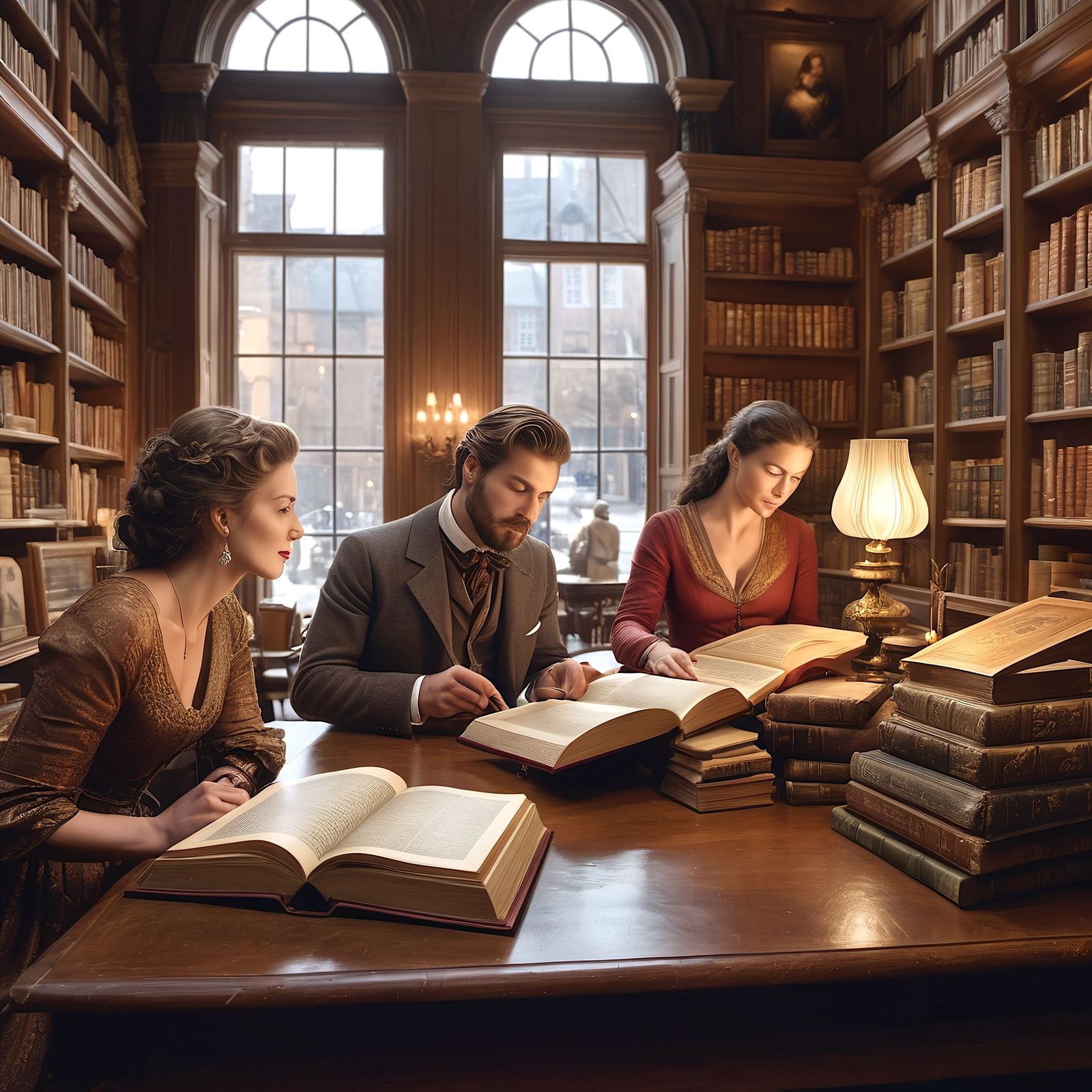 303 – ...and on certain days, especially in winter, the place looked more like a library frequented by illustrious schol...