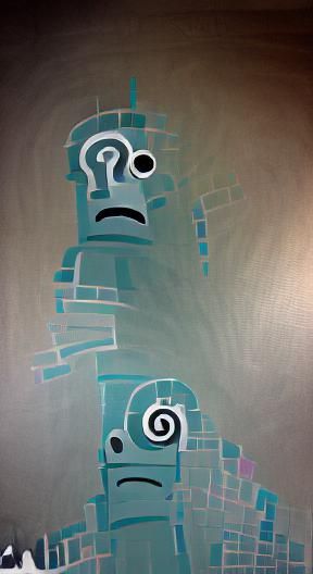 Bender from Futurama has an existential crisis.
