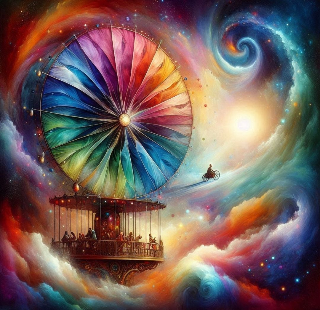 Life goes on! Spinning its own colourful tales!