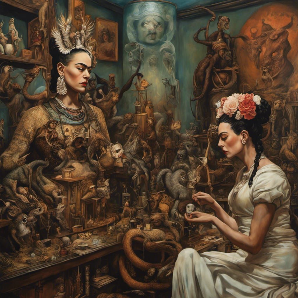 FRIDA KAHLO AT THE MUSEUM 1