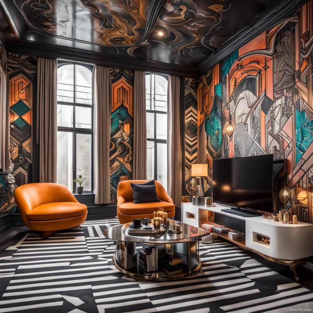 A Graffiti Artists Basement Studio  Apartment with a Grand L...