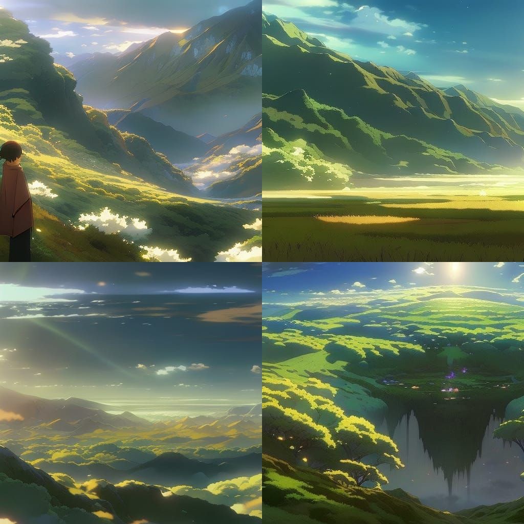Earth Magician Studio Ghibli, Anime Key Visual, by Makoto Sh...