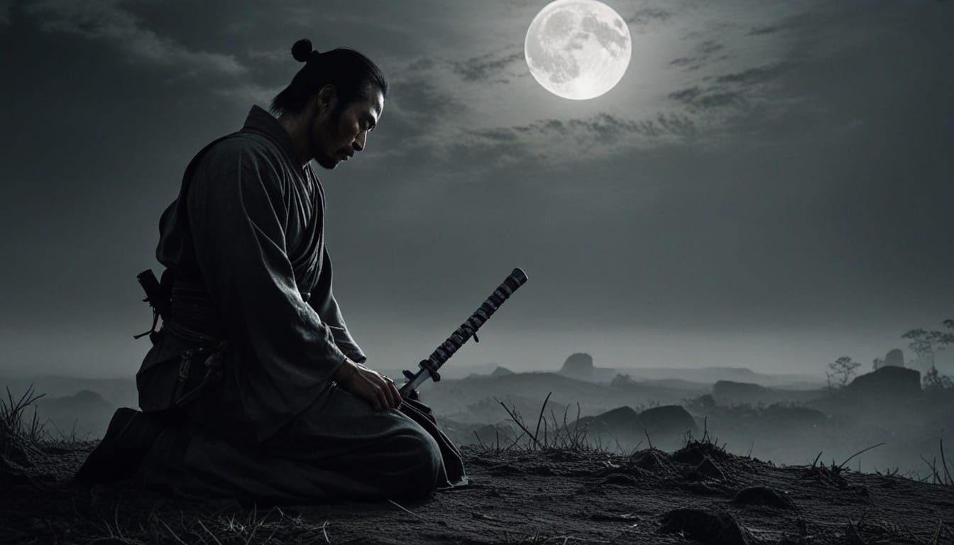 Miyamoto Musashi at the end of war....