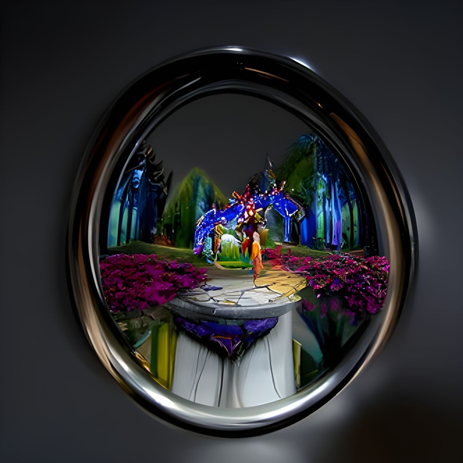 Through the Looking Glass AI Generated Artwork NightCafe Creator