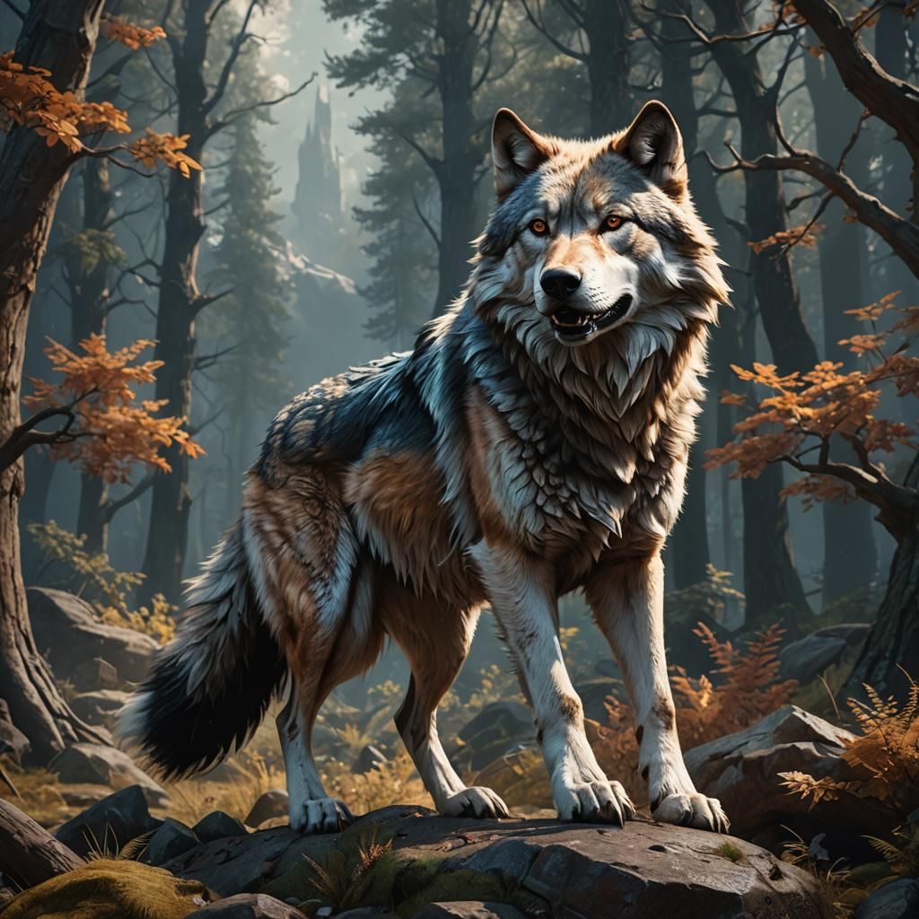 alpha female wolf