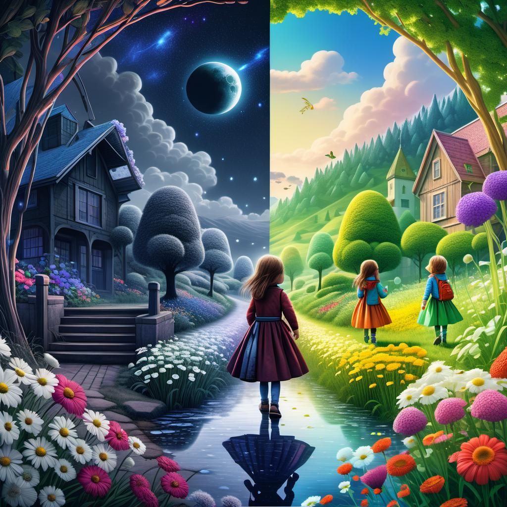 night and day  by @gladiator