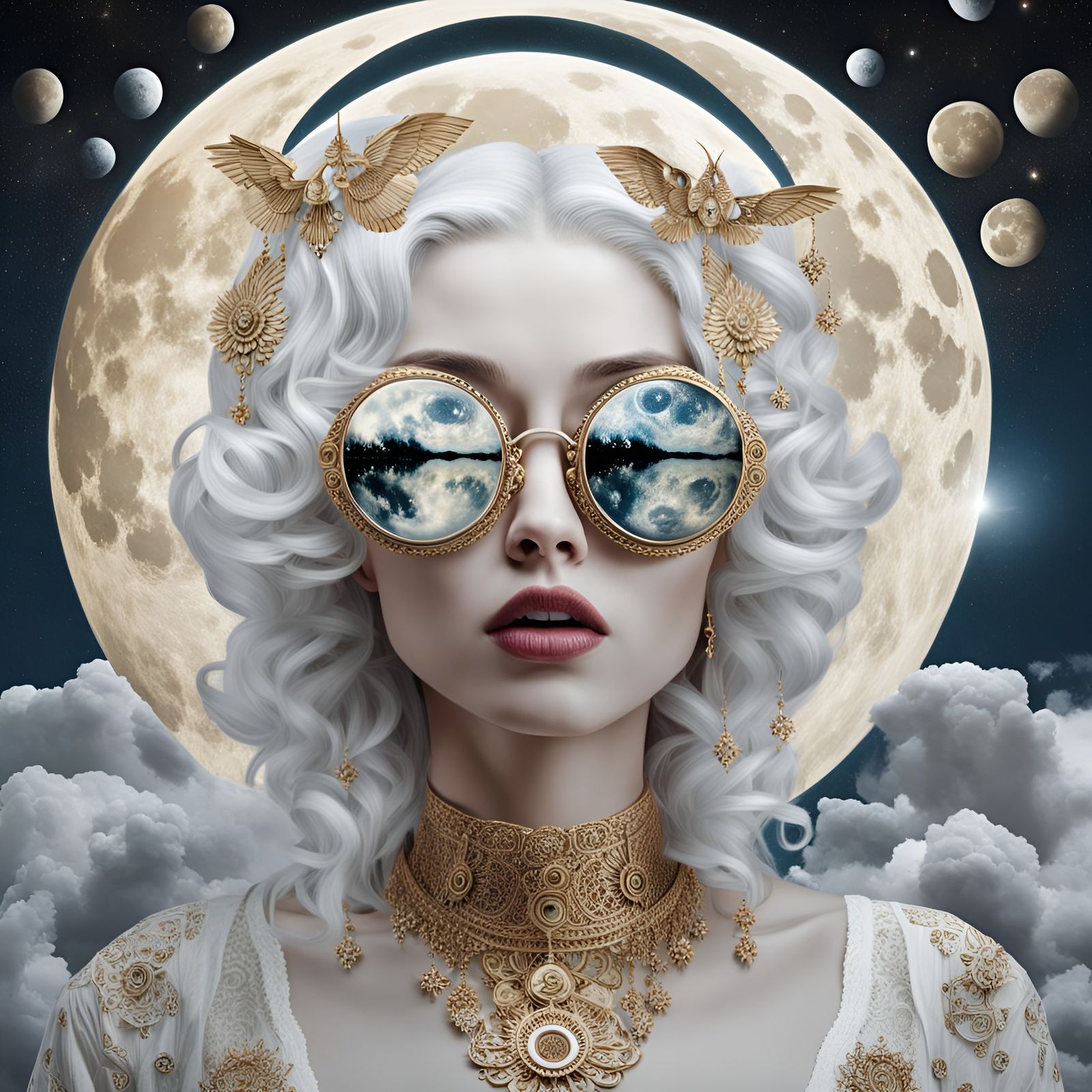 Goddess of many Moons 🌛✨  by @TeajTejm