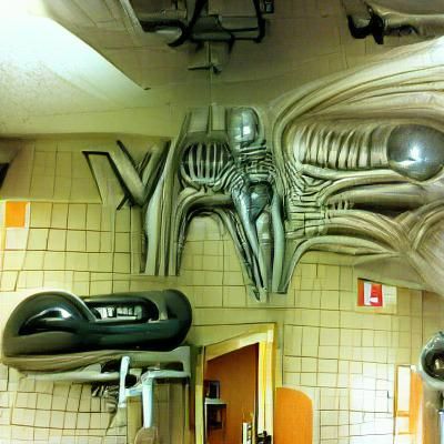 it's fun to stay at the YMCA H.R. Giger