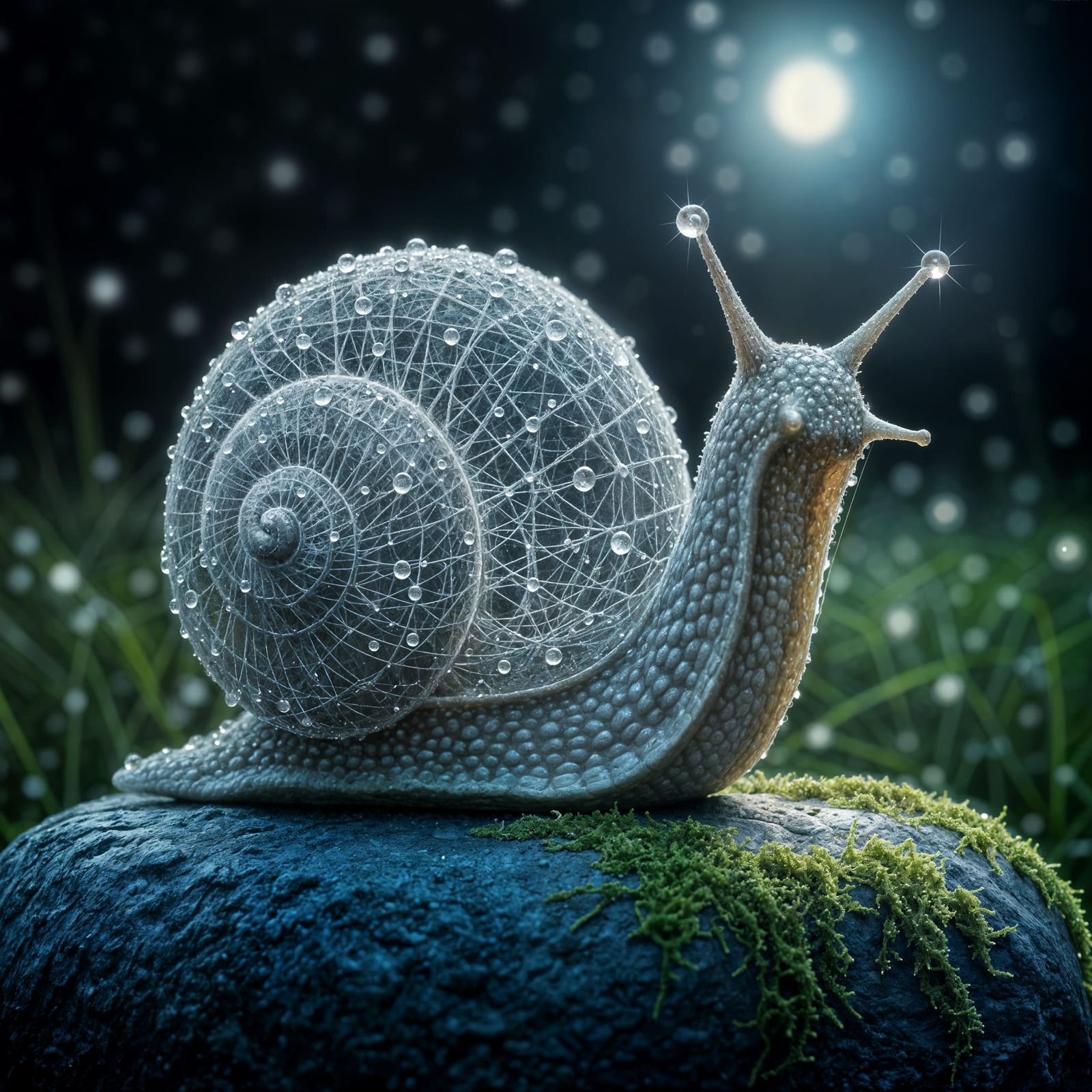Spiderweb Snail Shell  by @Andre R