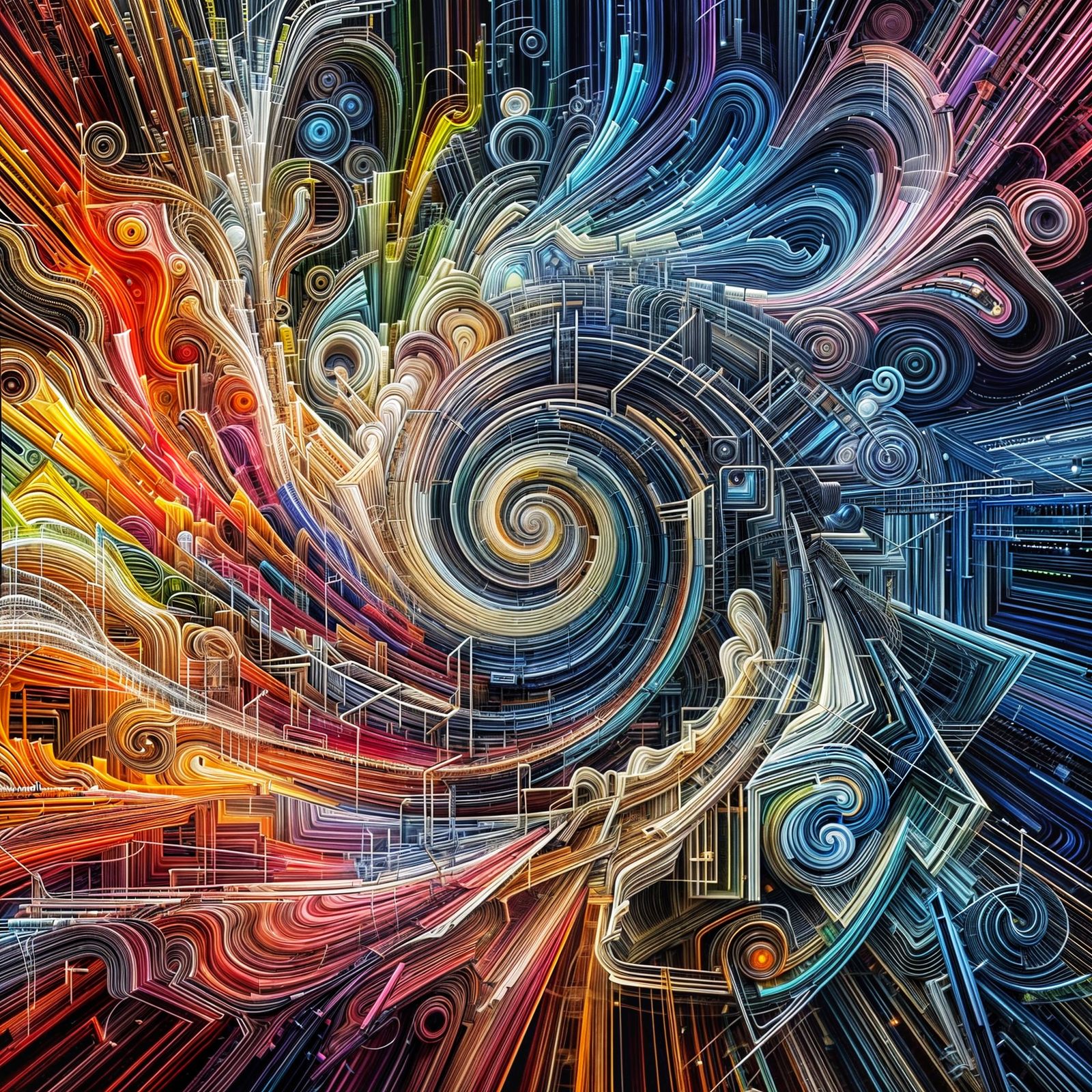 Chaos merging into order 1 of 4