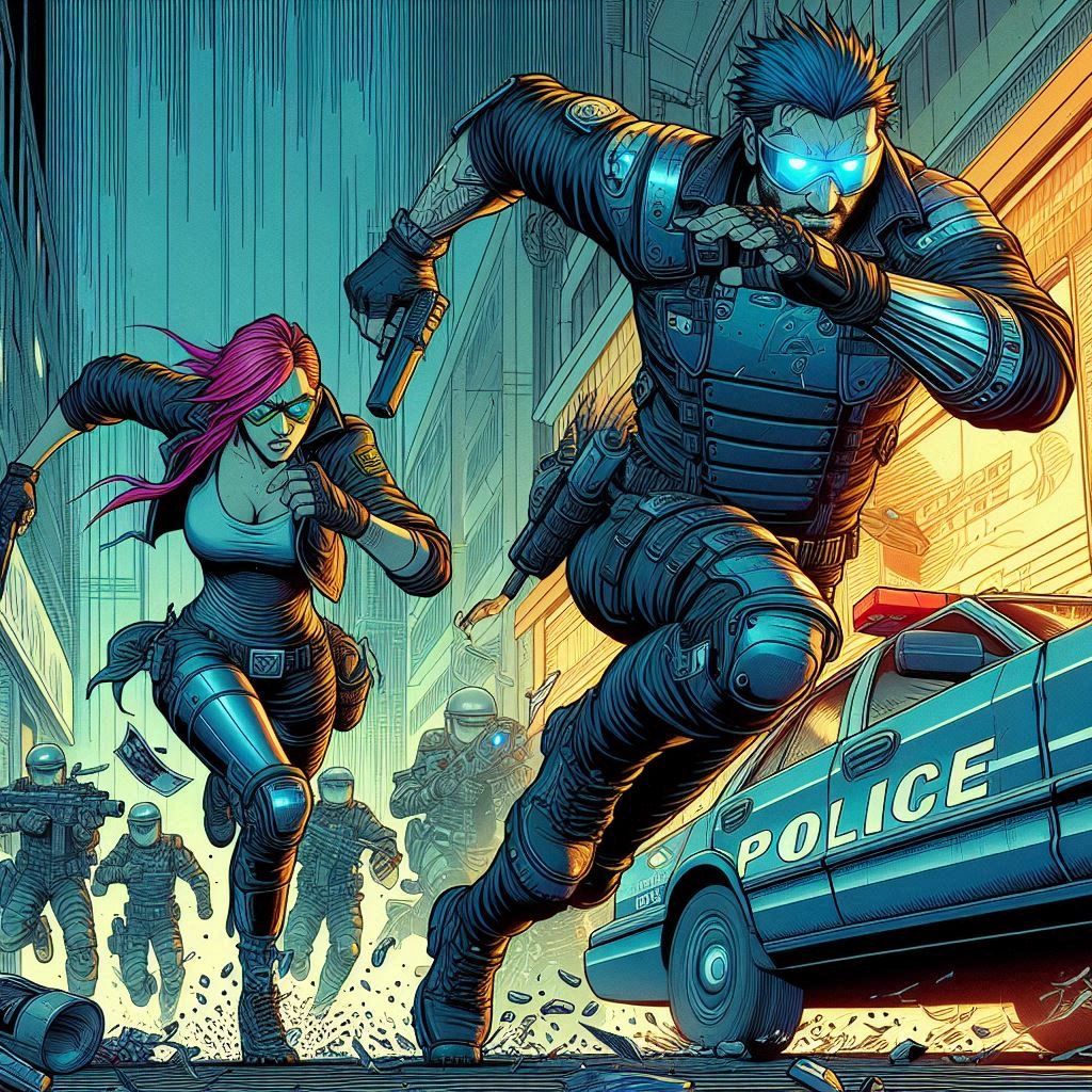 Criminal Cyberpunk Duo