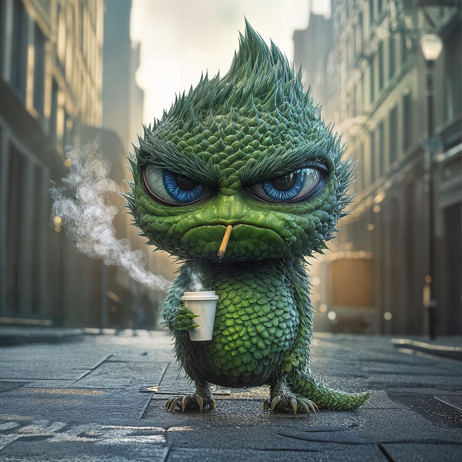 Don't speak to me before my coffee !