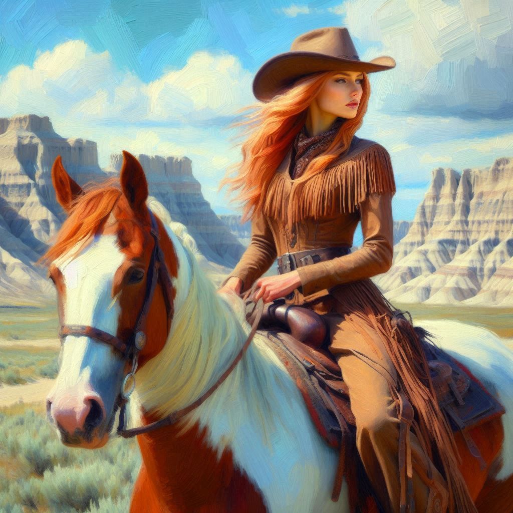 Fire Hair on a Paint