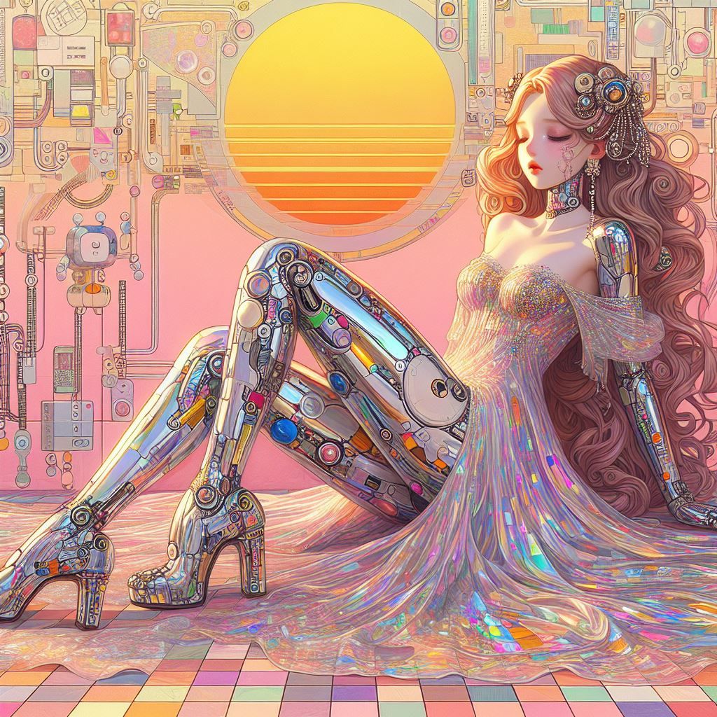 (gustav klimt style:2.5) (irish expressionism:2.5) cute girl...