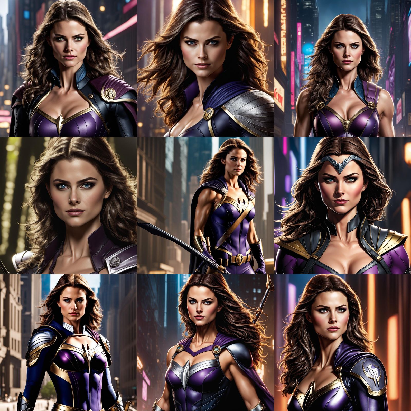 Keri Russell Is The Huntress, Dc Comics, Big Bosom Fitness Model, Hyper 