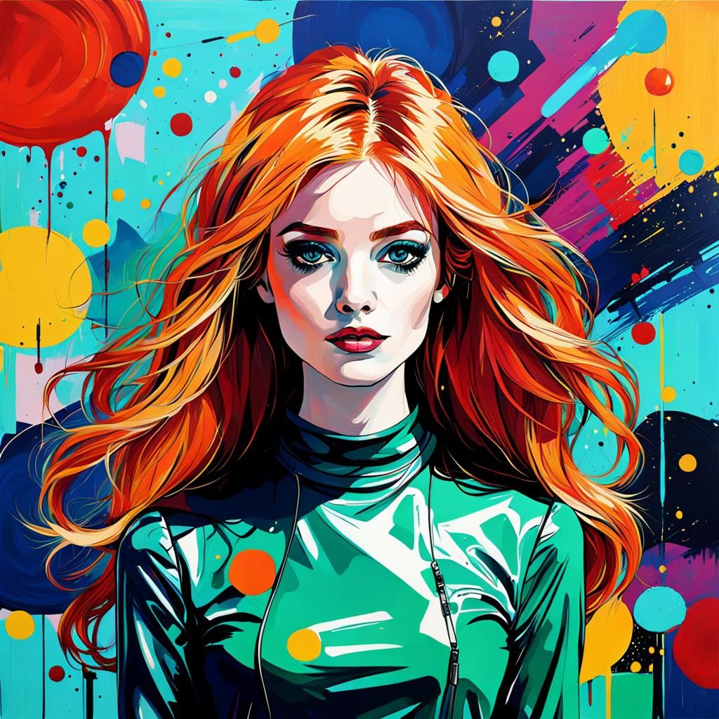 Pop Art of Katherine McNamara (Fanart)  by @LJ