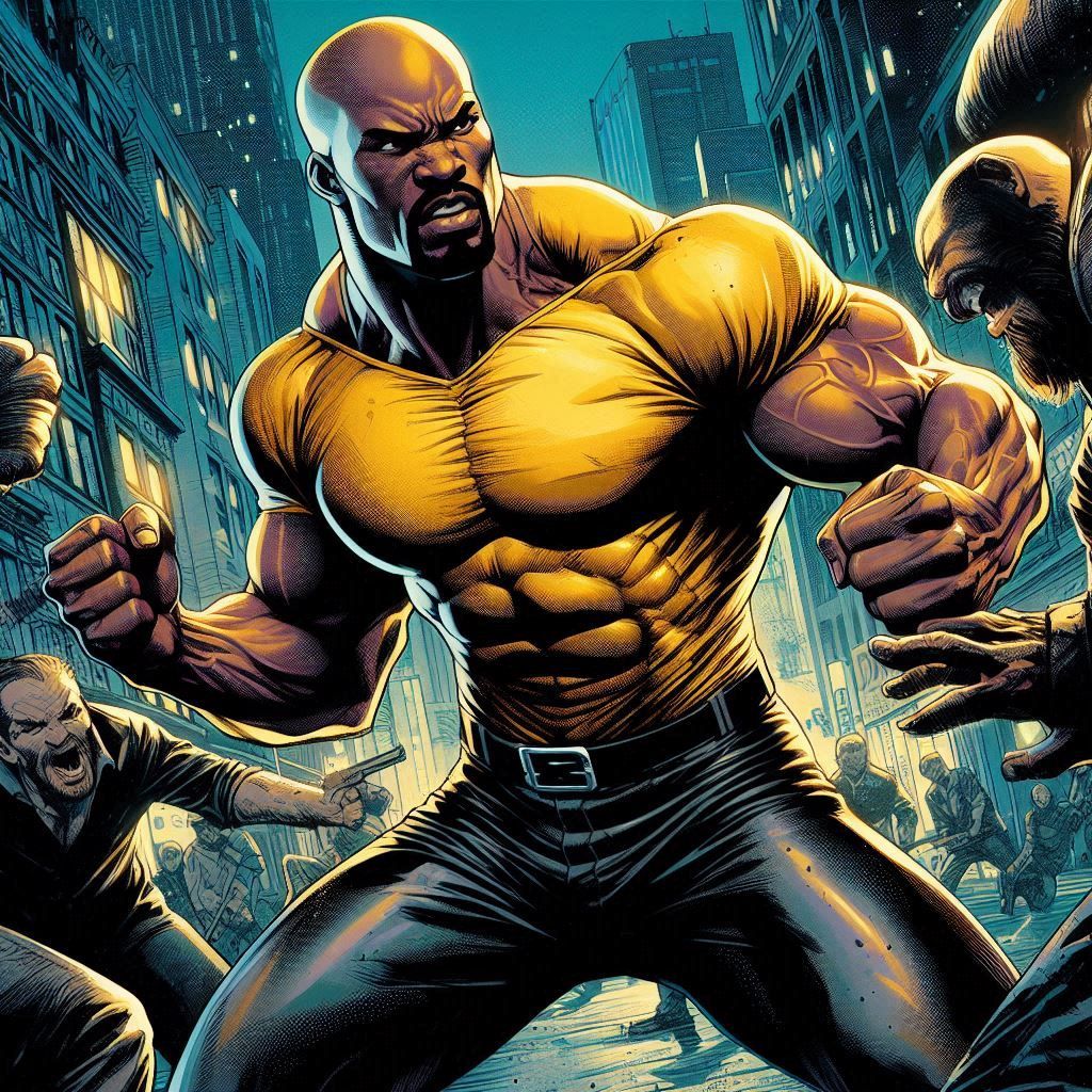 Luke Cage Power Man, Hero For Hire.