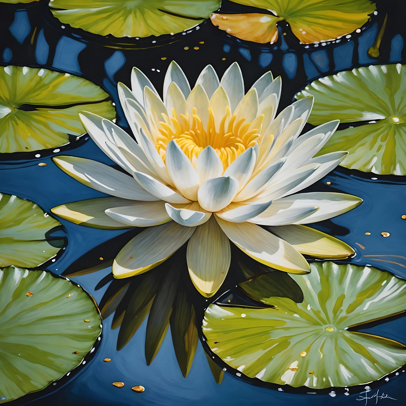 White Waterlily