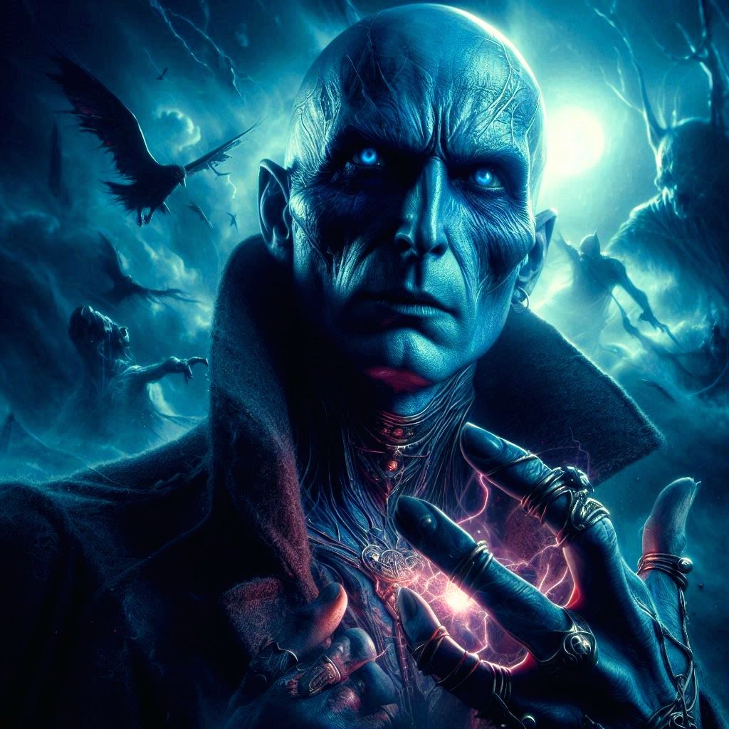 A necromancer. One of the reborn. D&D