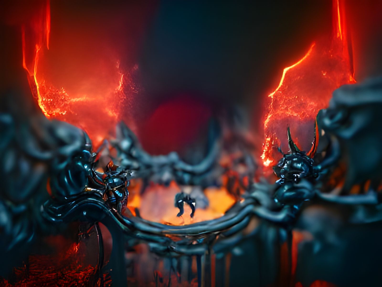 The Gates of Hell are open for her. Unreal Engine trending on Artstation Behance HD