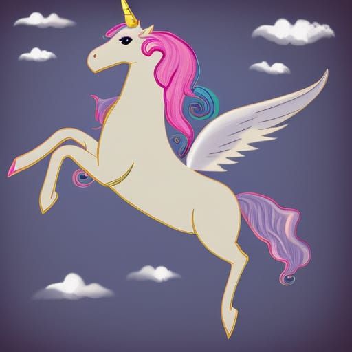 Flying Unicorn Pegasus