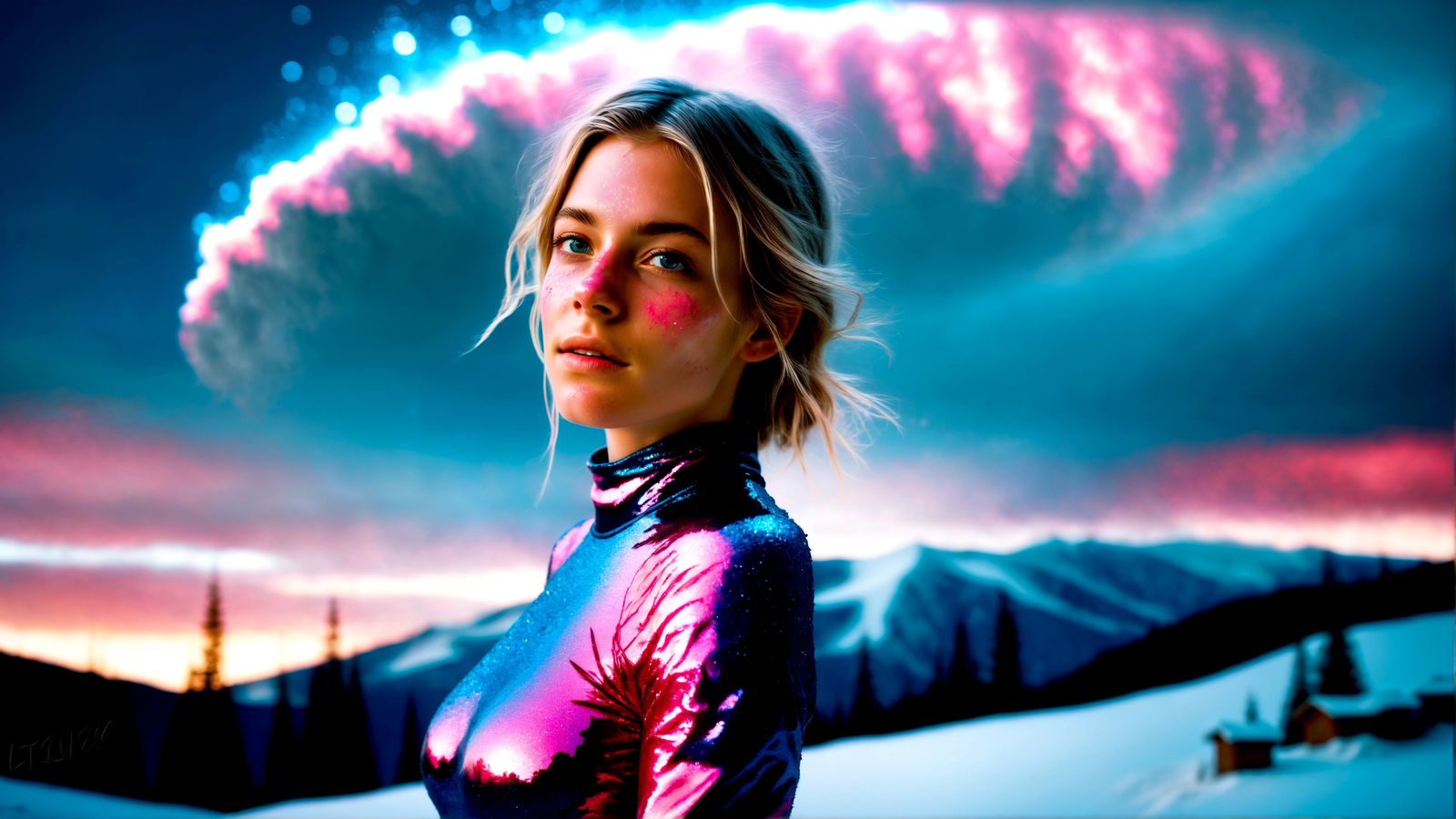 Krista Sims - Glitter in the air series.